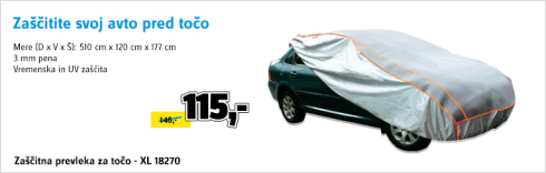 Zaščitna prevleka za točo - XL 18270